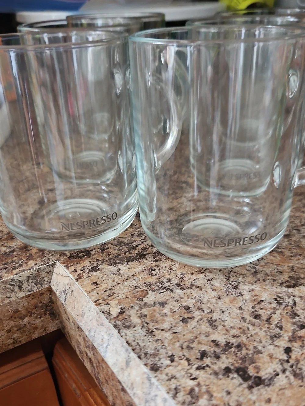 Nespresso Clear Glass Espresso Mugs - Clear